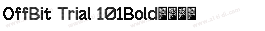 OffBit Trial 101Bold字体转换
